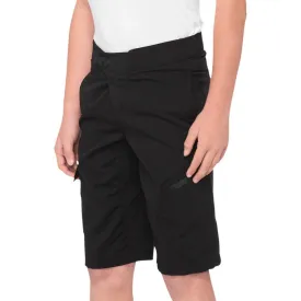 100% Youth Ridecamp Shorts - Black