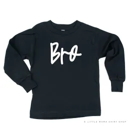 Bro - Cursive - Long Sleeve Child Shirt