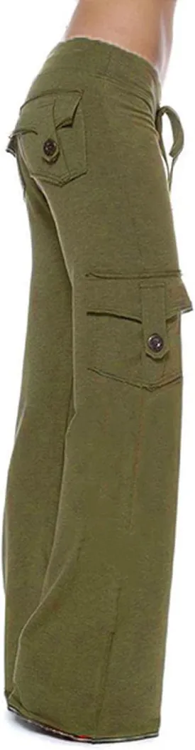 Cargo Leggings with Pockets for Women Plus Size High Waisted Tummy Control Leggings Scrunch Butt Lifting Yoga Pants