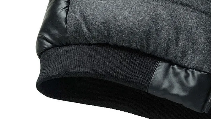 Casual Stand Collar Cotton Slim Jacket For Men