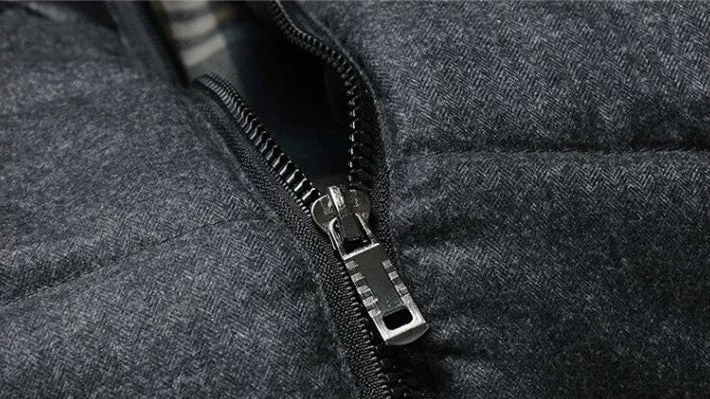Casual Stand Collar Cotton Slim Jacket For Men