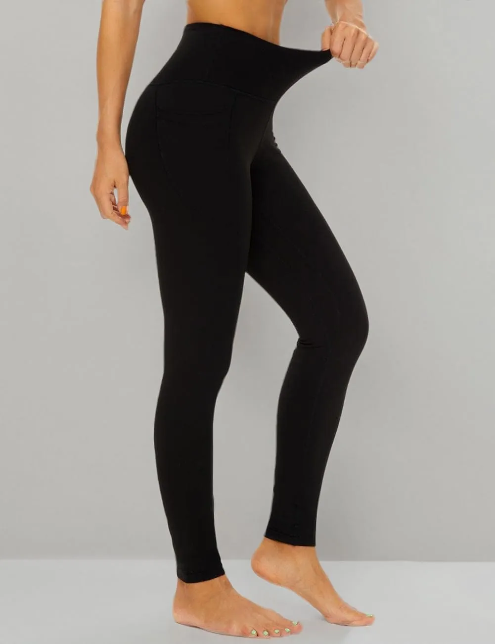 ccko High Waisted Leggings for Women with Pockets, Womens Yoga Pants Stretch Workout Leggings Tummy Control