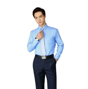 [*NSJ-777] Men's Fashioned White Collar Shirt - Fitted