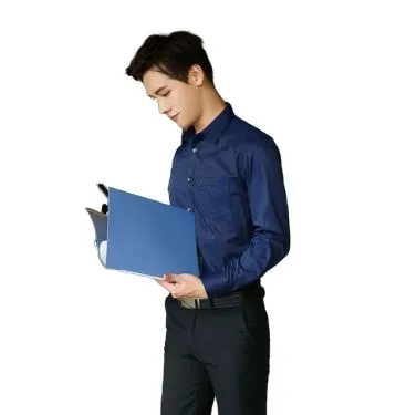[*NSJ-777] Men's Fashioned White Collar Shirt - Fitted