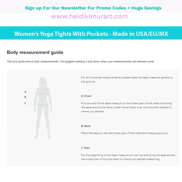 Peach Pink Color Women's Tights, Women's 7/8 Leggings With 2 Side Pockets - Made in USA/EU/MX
