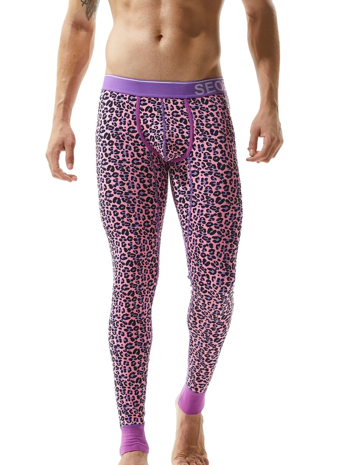 Seobean Funky Leopard Thermal Leggings / Underwear