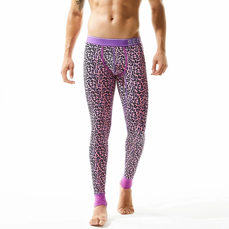 Seobean Funky Leopard Thermal Leggings / Underwear