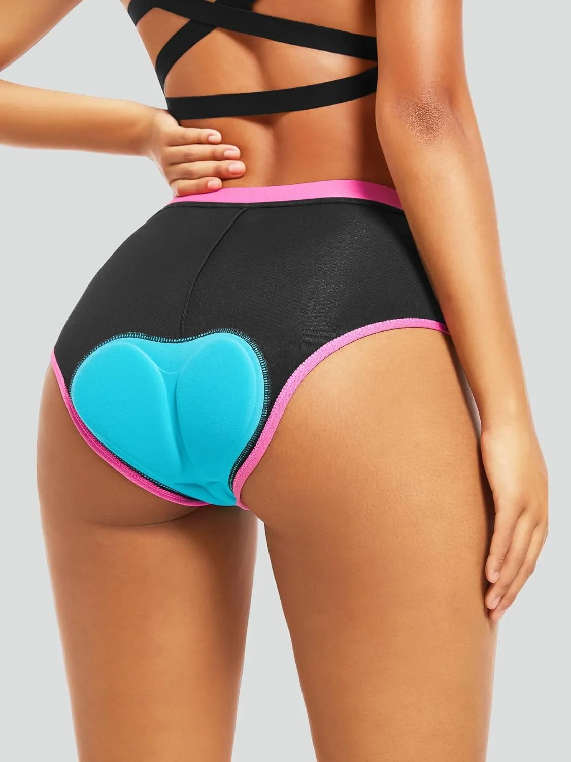 Women's Cycling Underwear 4D Padded Bike Shorts Lightweight Bicycle Biking Undershorts Breathable Ergonomic Design